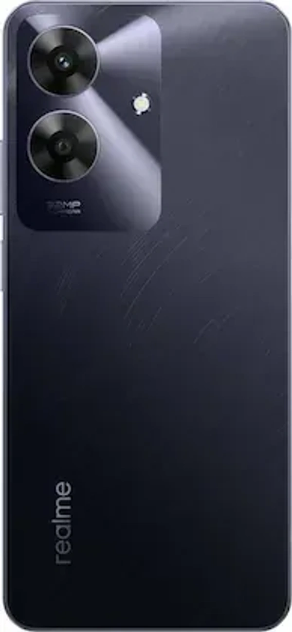 Realme Narzo N61, 6GB RAM, 128GB ROM, Marble Black, Smartphone - Black