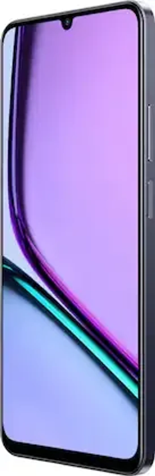 Realme Narzo N61, 6GB RAM, 128GB ROM, Marble Black, Smartphone - Black