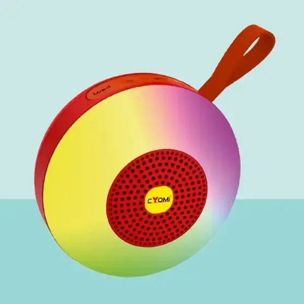 Cyomi V5.1 5 W Bluetooth Party Speaker (Red, 5.1 Channel)