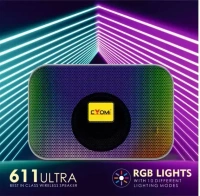 CYOMI V5.1 Wireless Portable Speaker with RGB Lights - 8H Playtime, Immersive Audio 5 W Bluetooth Speaker (Multicolor, Stereo Channel)