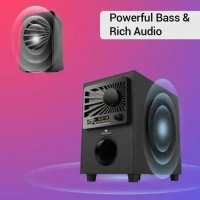 ZEBRONICS Zeb-Sunshine 60 W Bluetooth Home Theatre (Black, 4.1 Channel) - 60W