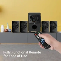 ZEBRONICS Zeb-Sunshine 60 W Bluetooth Home Theatre (Black, 4.1 Channel) - 60W