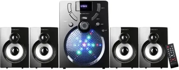 ZEBRONICS ZEB-UDAN 4 BTRUF 60 W Bluetooth Home Theatre (Black, 4.1 Channel) - 60W