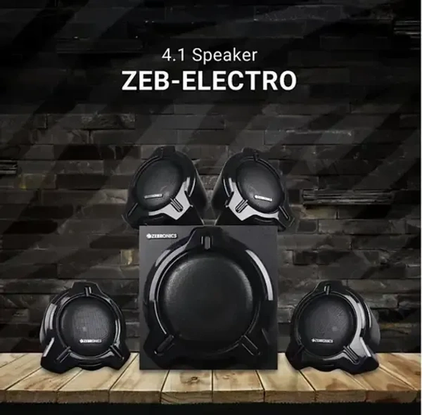 ZEBRONICS ZEB-UDAN 4 BTRUF 60 W Bluetooth Home Theatre (Black, 4.1 Channel) - 60W