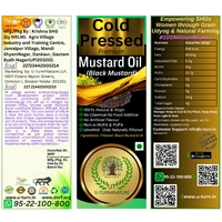 Cold-Pressed Black Mustard Oil, Homemade  - 1LX5