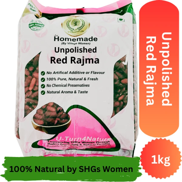 Red Rajma/Kidney Beans, Unpolished 500G/1KG - 1kg