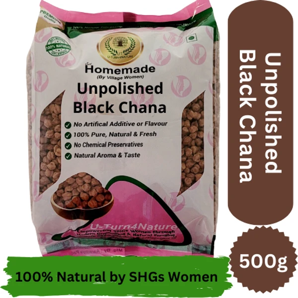 Black Gram/Kala Chana Unpolished Desi 500G-1KG - 500g