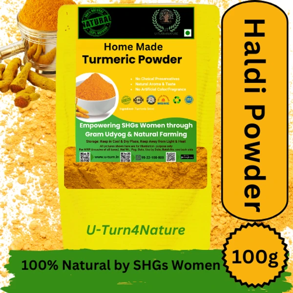 Haldi Powder/ Termeric Powder, Homemade - 100g