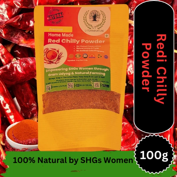 Red Chilly/Lal Mirch Powder, Homemade, 100g - 100g