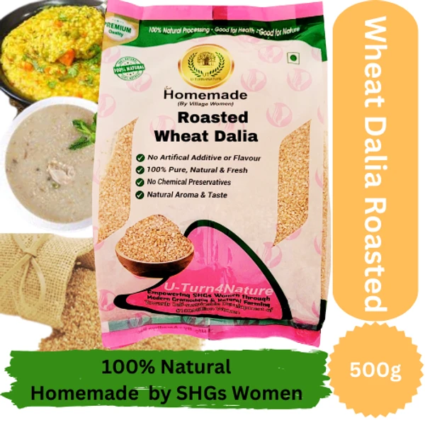 Wheat Dalia Bhuna (Broken Wheat Roasted) 500g - 500g