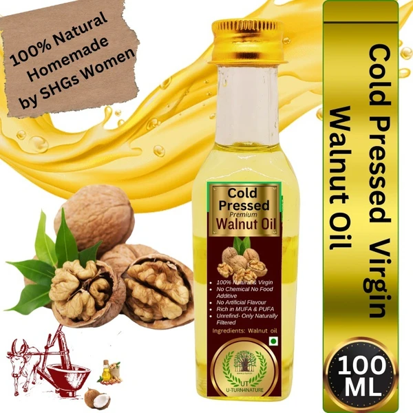 Walnut Oil, Wood-Cold Pressed Extra Virgin 100ML - 100ML