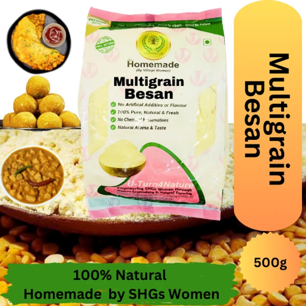 Multigrain Besan , Fresh Homemade - 500g