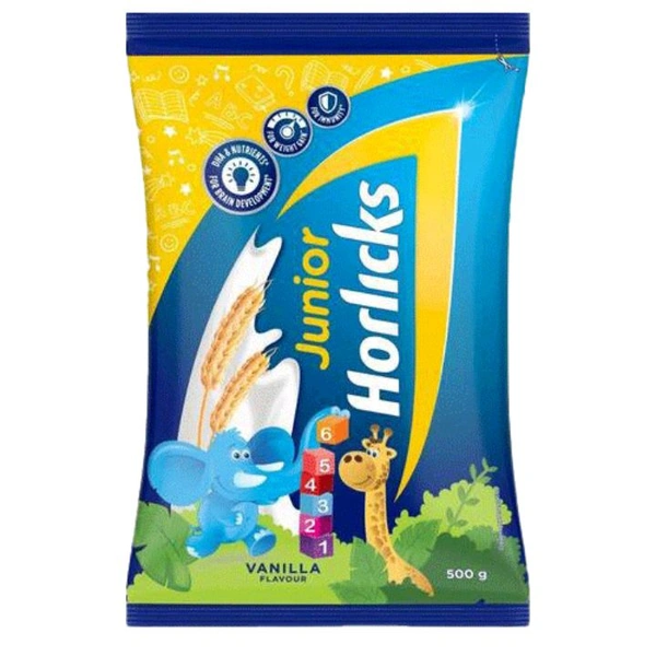 Junior Horlicks வெண்ணிலா 500g Pouch