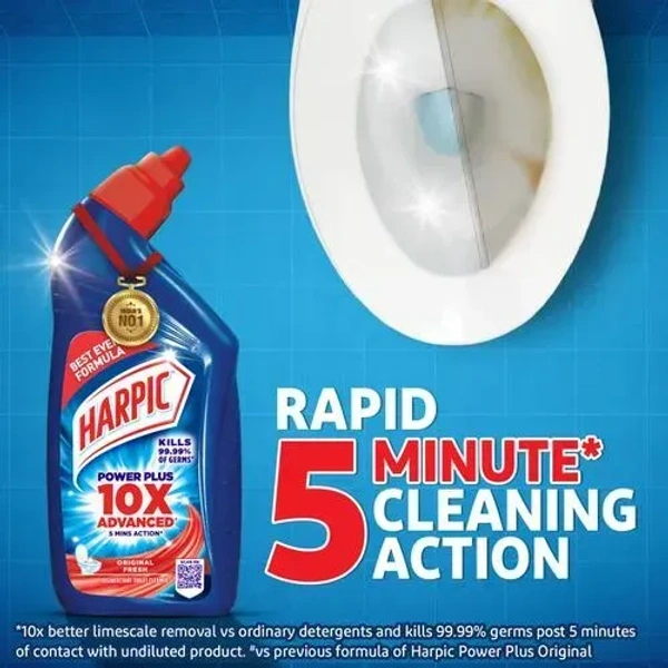 Harpik Toilet Cleaner Liquid, Original - 500ml