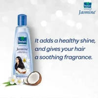 Parachute Advansed Jasmine Coconut Hair Oil With Vitamin E - Non-Sticky, For Healthy Shiny Hair - 190ml