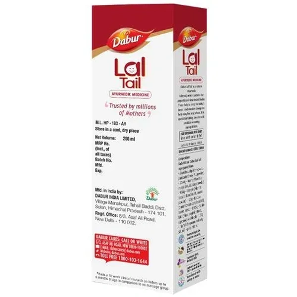 Dabur Ayurvedic Medicine Lal Tail - 200ml