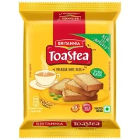 Britannia Toastea Premium Bake Rusk with Goodness of Elaichi, Sooji & Wheat - 250g