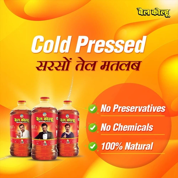 Bail Kolhu Mustard Oil - 500ml