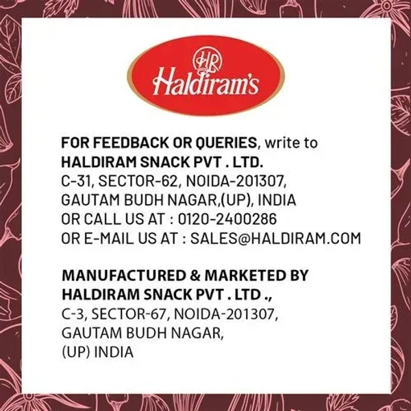 Haldiram's Navrattan Namkeen - 200g Pouch 