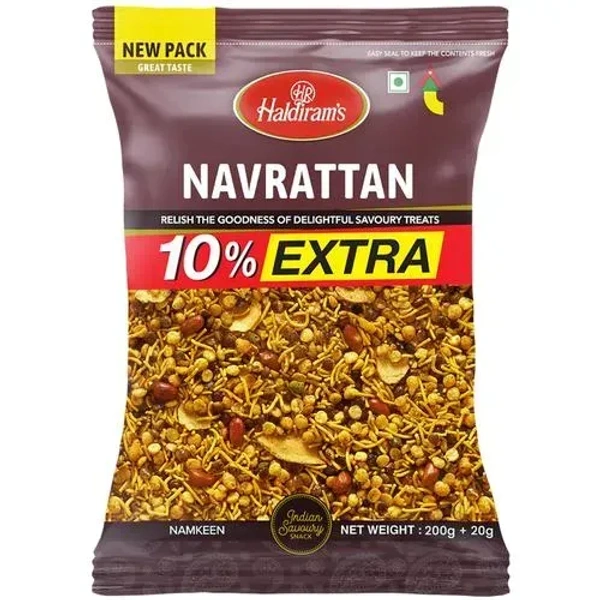 Haldiram's Navrattan Namkeen - 200g Pouch 