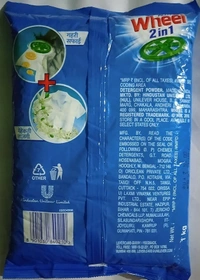 Wheel Active 2 in 1 Detergent Powder - Clean And Fresh - 1kg