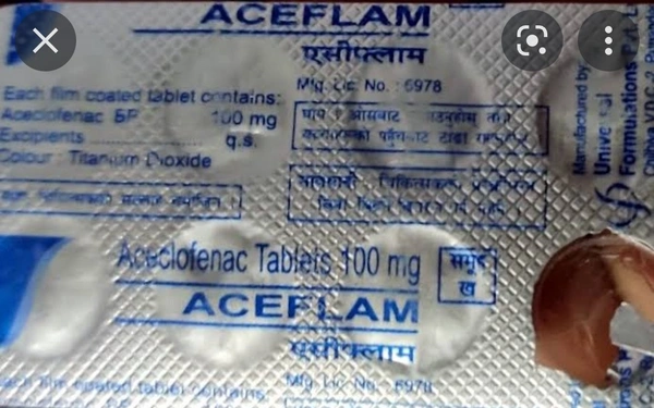 Aceflam 100mg/500mg Tablet