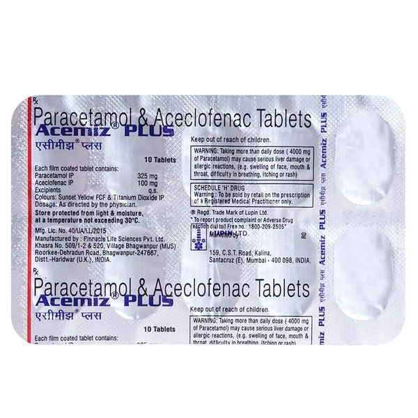 Acemiz Plus Tablet