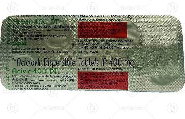 Acivir 400 DT Tablet