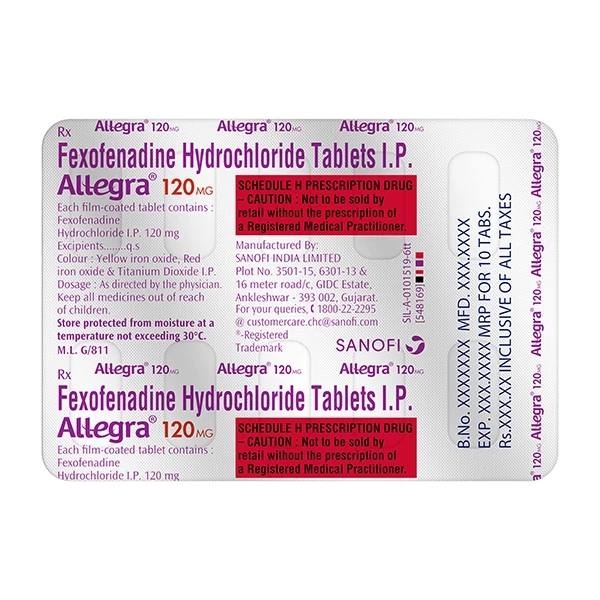 Allegra 120mg Tablet