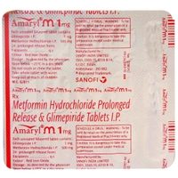 Amaryl M 1 mg Tablet PR