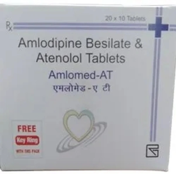 Amlomed AT 5 mg/50 mg Tablet