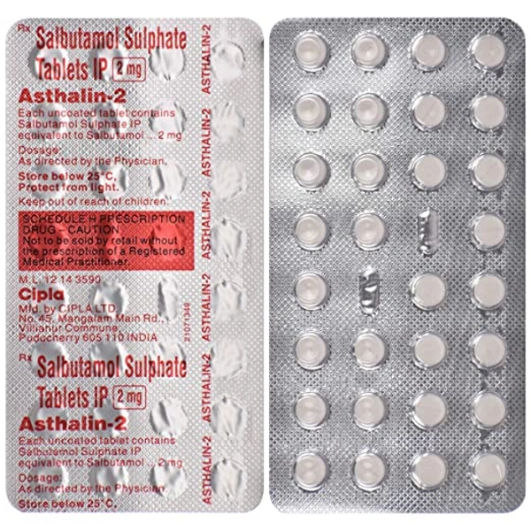 Asthalin 2 Tablet