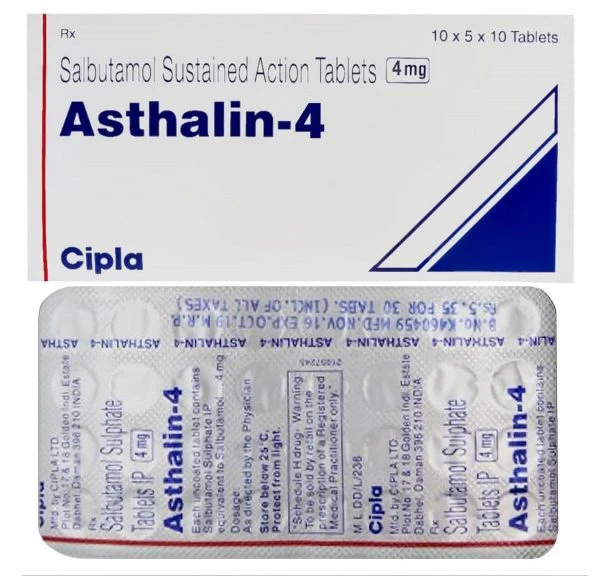 Asthalin 4 Tablet