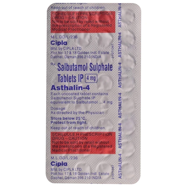 Asthalin 4 Tablet