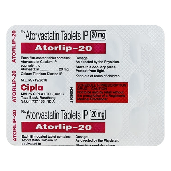 Atorlip 20 Tablet