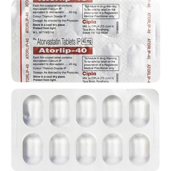 Atorlip  40 Tablet