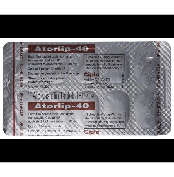 Atorlip  40 Tablet