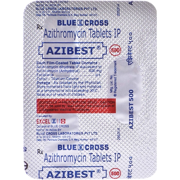 Azibest 500mg Tablet