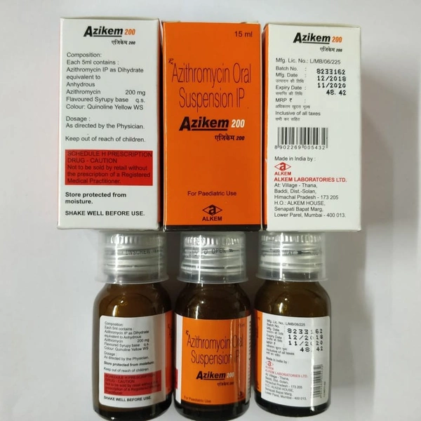 Azikem 200mg/5ml Suspension