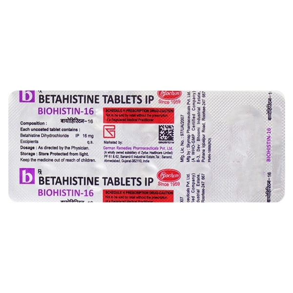 Biohistin 16 Tablet