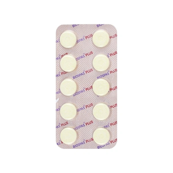 Biospas Plus 10mg/250mg Tablet