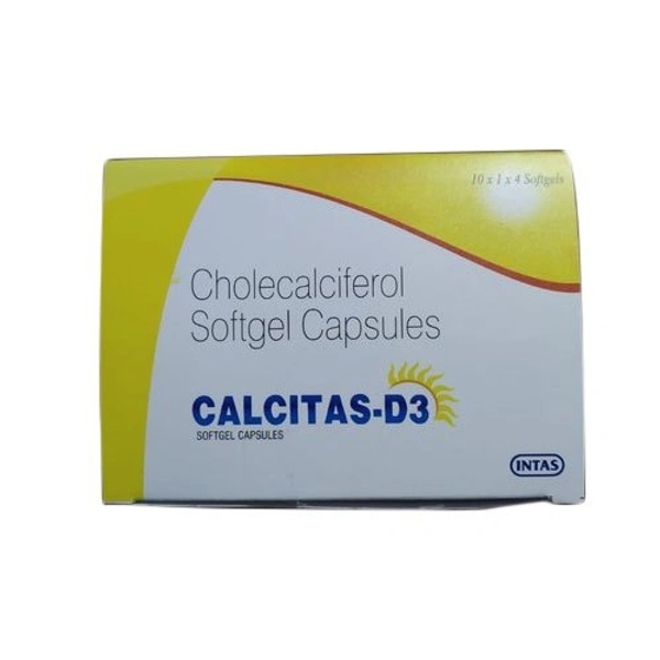 Calcitas D3 Soft Gelatin Capsule