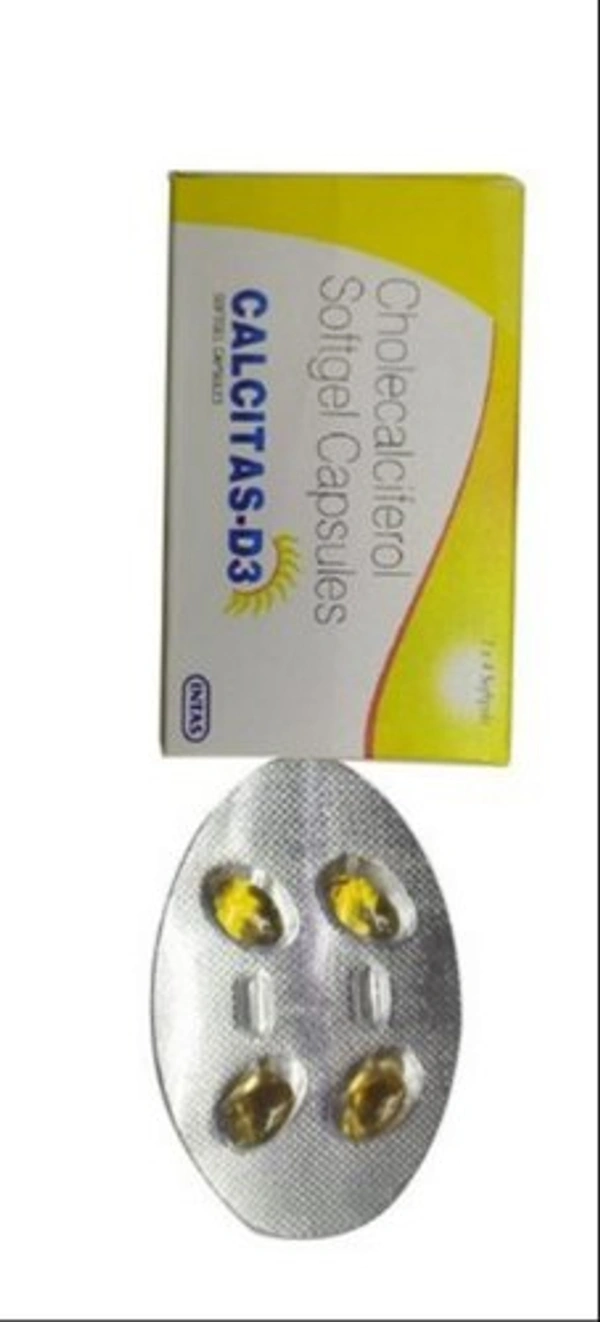 Calcitas D3 Soft Gelatin Capsule