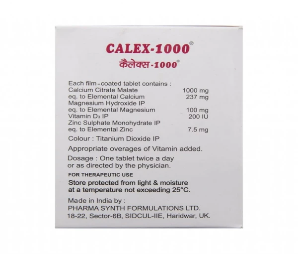 Calex-1000 Tablet