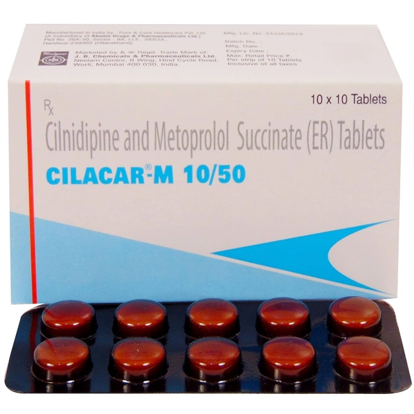 Cilacar-M 10/50 Tablet