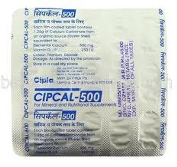 Cipcal 500 Tablet