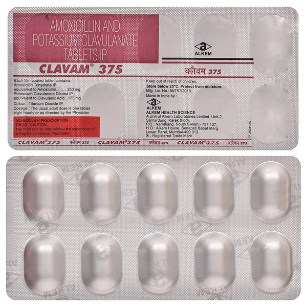 Clavam 375 Tablet