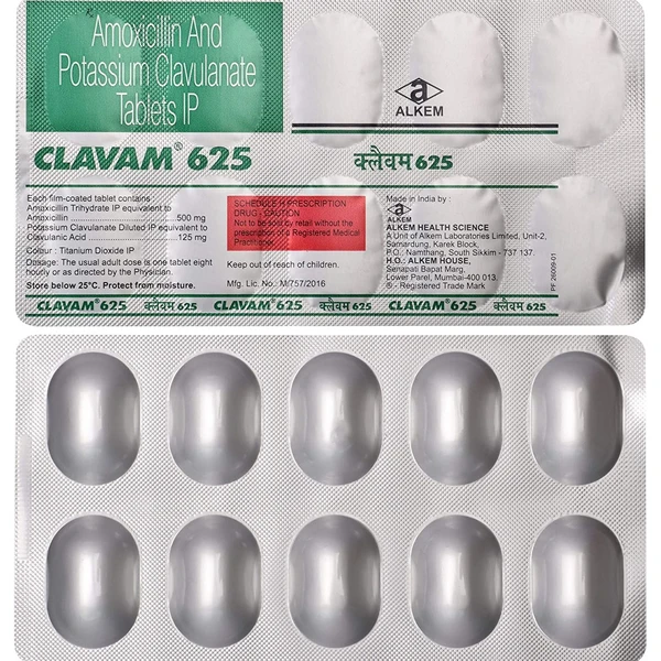 Clavam 625 Tablet