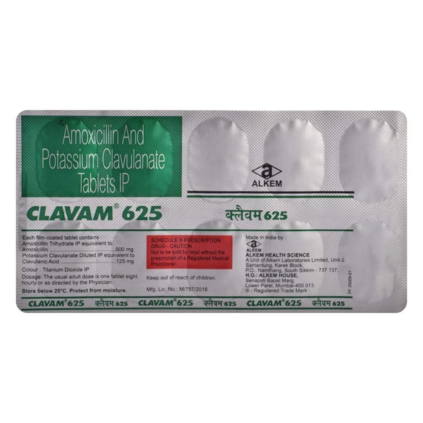 Clavam 625 Tablet