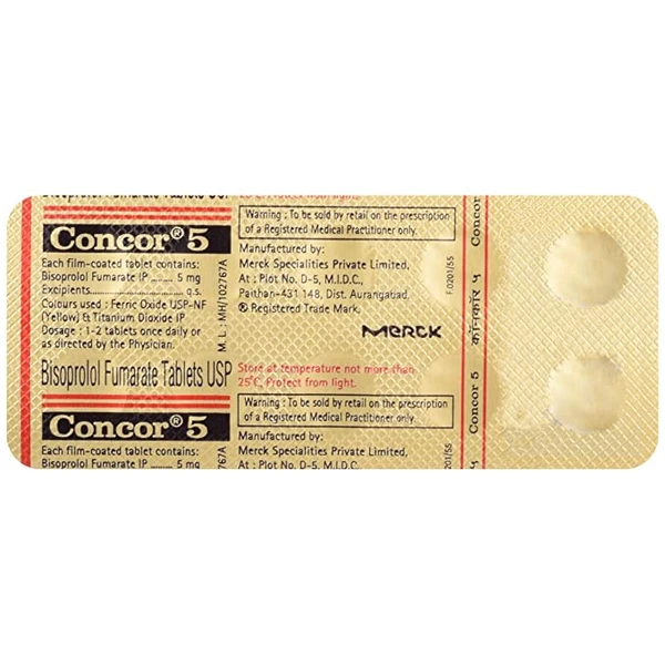 Concor 5 Tablet